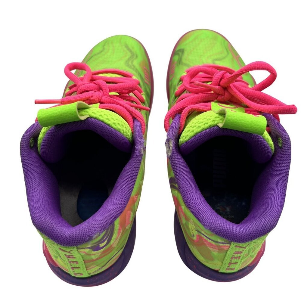 Puma MB.01 LaMelo Inverse Toxic Mens 8.5 Ball Shoes Neon Athletic Inverse Toxic - Picture 5 of 16